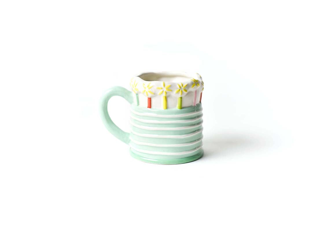 Coton Colors Company Coton Colors Company Sparkle Cake Shaped Mug - Little Miss Muffin Children & Home