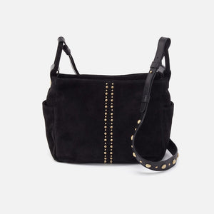 Hobo Sheila Crossbody In Polished Suede Leather