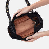 Hobo Sheila Crossbody In Polished Suede Leather