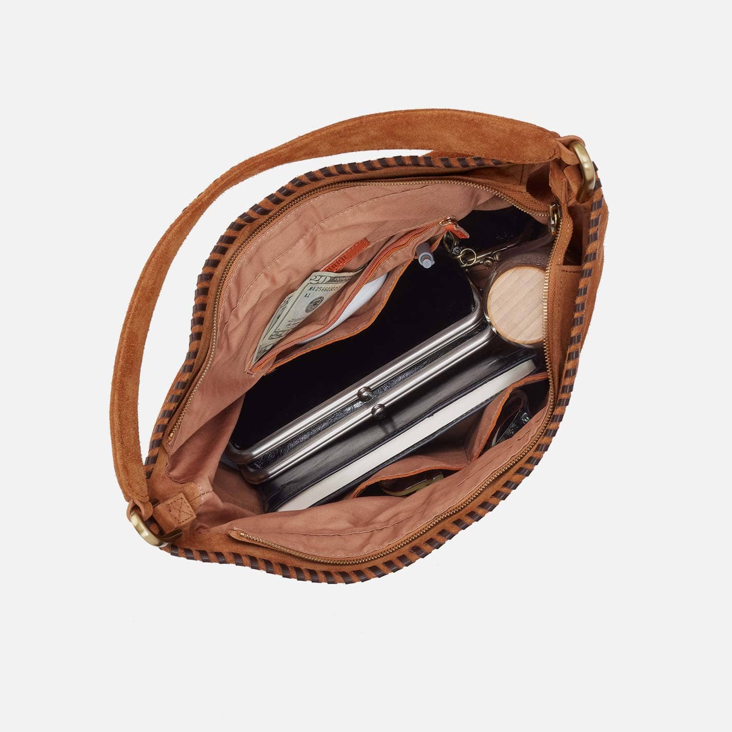 Hobo Harley Hobo in Suede Leather, Oak Barrel - Little Miss Muffin Children & Home