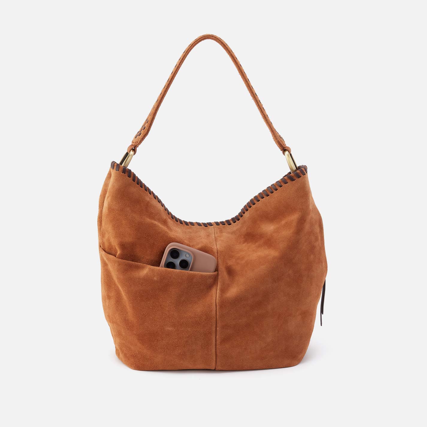 Hobo Harley Hobo in Suede Leather, Oak Barrel - Little Miss Muffin Children & Home