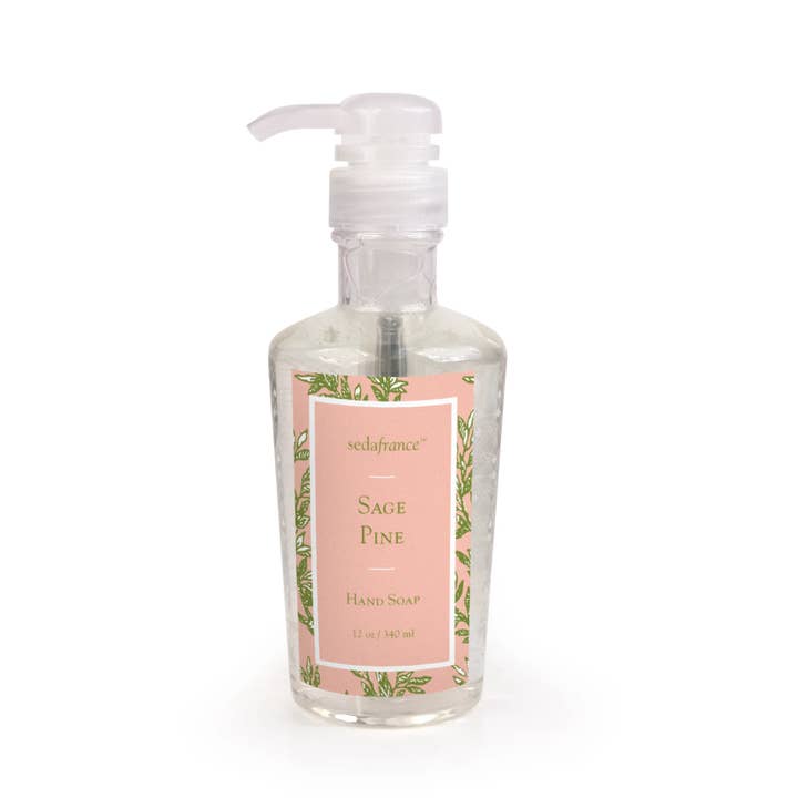 Sage Pine Classic Toile Liquid Hand Soap