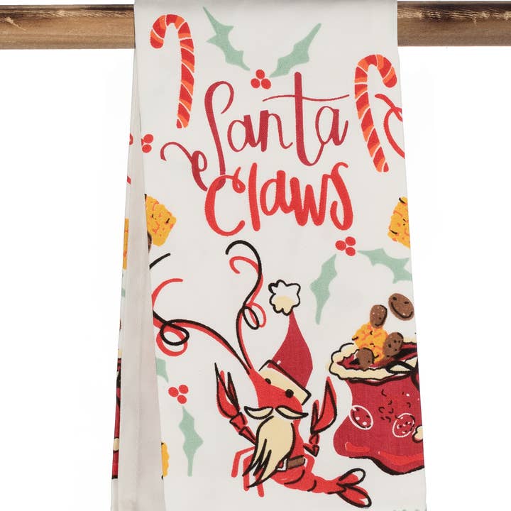 Santa Claws Kitchen Towel