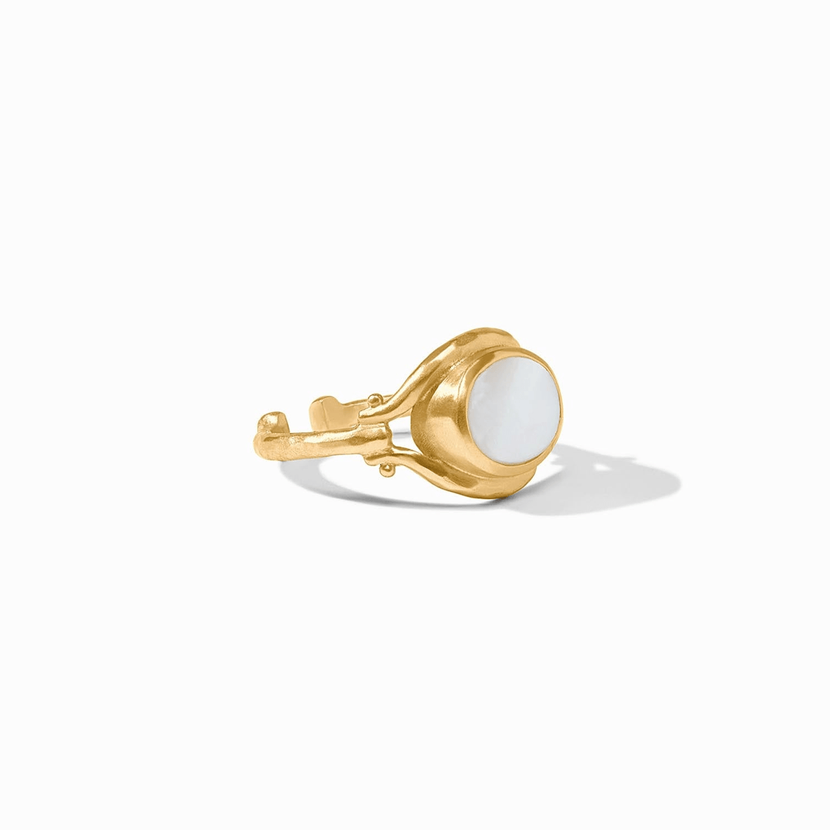Julie Vos Julie Vos Saratoga Stone Ring with Mother of Pearl - Little Miss Muffin Children & Home