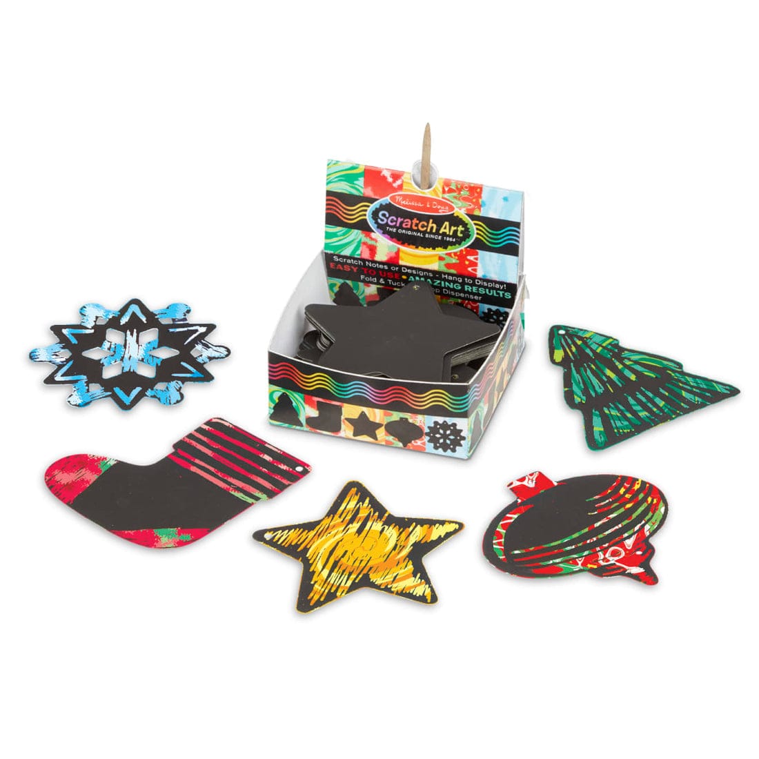 Melissa & Doug Melissa & Doug Scratch Art Holiday Mini Notes - Little Miss Muffin Children & Home