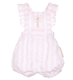 Sophie & Lucas Sophie & Lucas Pink Sunny Stripe Girl Overall - Little Miss Muffin Children & Home