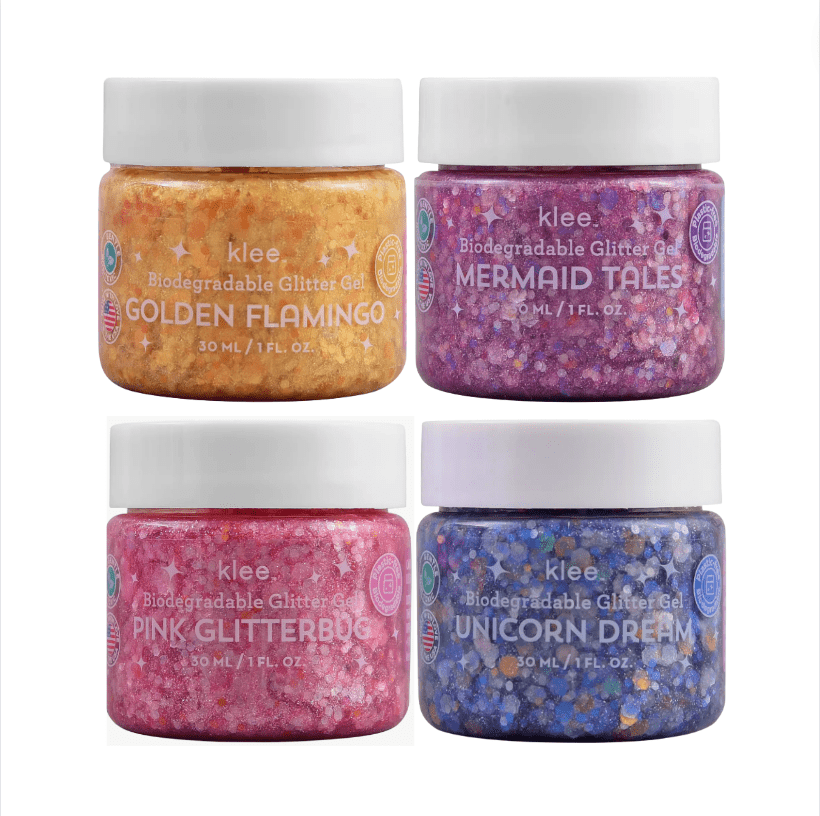 Klee Kids Klee Kids Bio-Glitter Gel, Available in 4 Shimmery Shades - Little Miss Muffin Children & Home