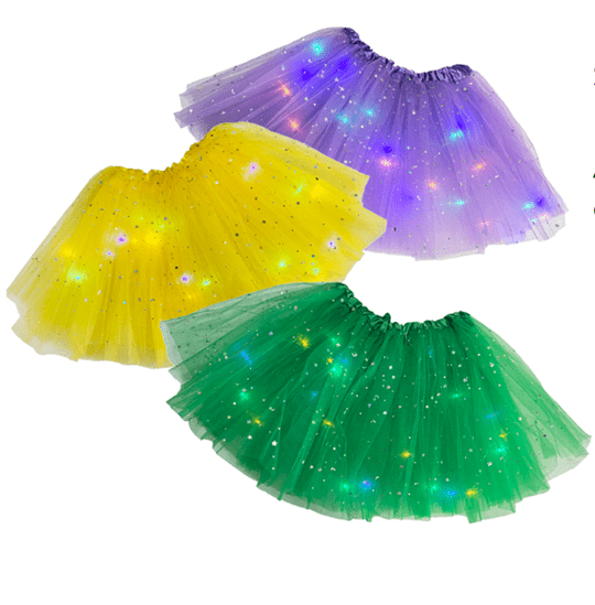 Mardi Gras Creations Mardi Gras Creations Youth Light Up Tutu - Little Miss Muffin Children & Home