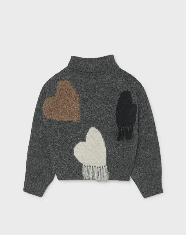 Hearts with Fringe Sweater