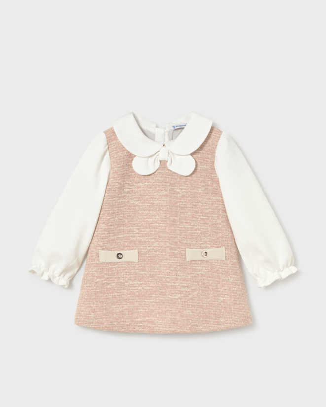 Knit & Tweed Combo Dress