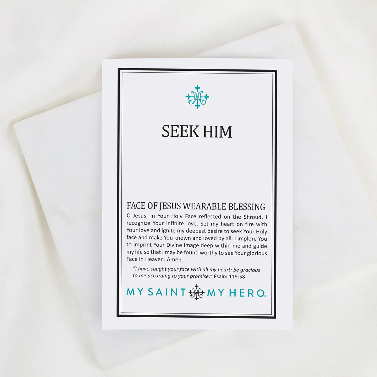 Seek Him Necklace, 18K Gold Plated on Rope Chain