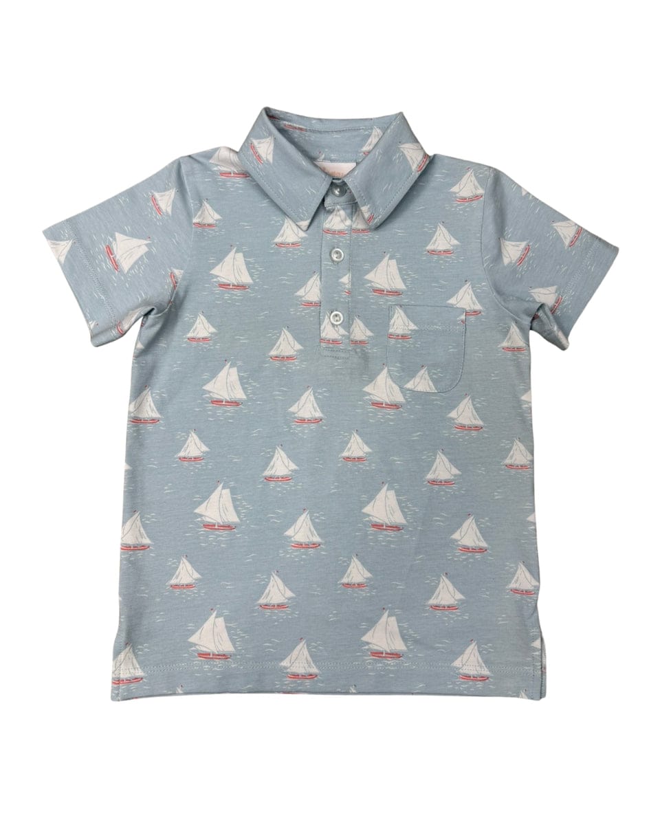 Whimsy Bay Kids Set Sail Polo - Little Miss Muffin Children & Home