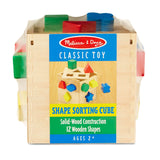 Melissa & Doug Melissa & Doug Shape Sorting Cube Classic Toy - Little Miss Muffin Children & Home