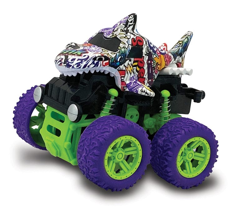 Aeromax Ind Inc Aeromax Ind Inc Dino-Faur Mini Friction Powered Push N Go Truck Shark - Little Miss Muffin Children & Home