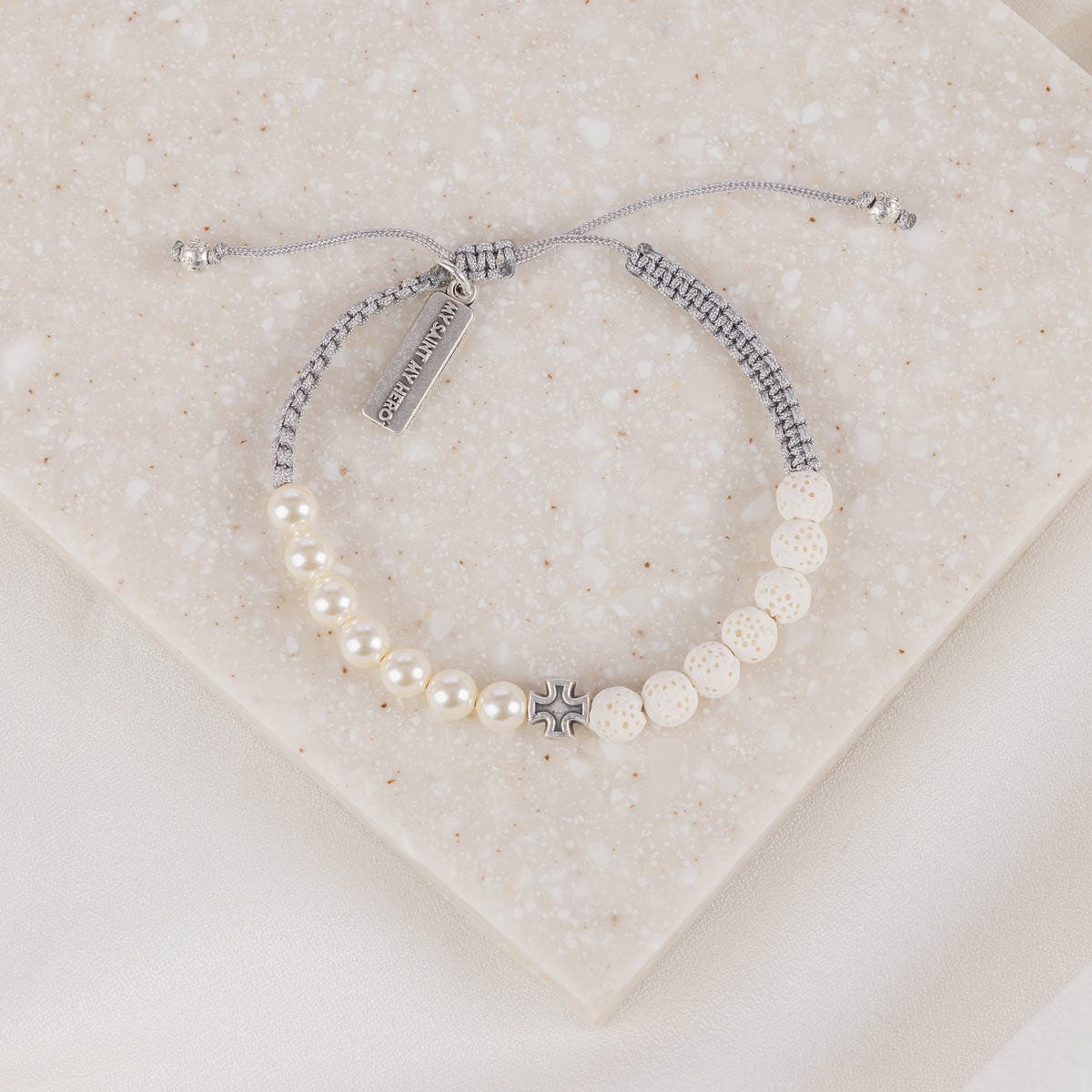My Saint My Hero My Saint My Hero Perfectly Imperfect for Her Bracelet - Little Miss Muffin Children & Home