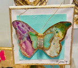 Dana Manly Art Watercolor Butterfly 4x4