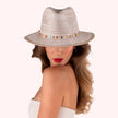 Snowdrop Natalie Hat with Multi Stripe Band