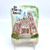 Clay Creations St Francis Assissi Ceramic Art