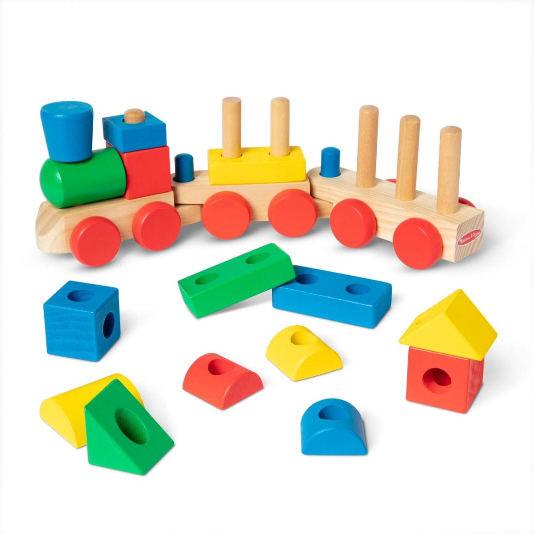 Melissa & Doug Melissa & Doug Stacking Train Toddler Toy - Little Miss Muffin Children & Home