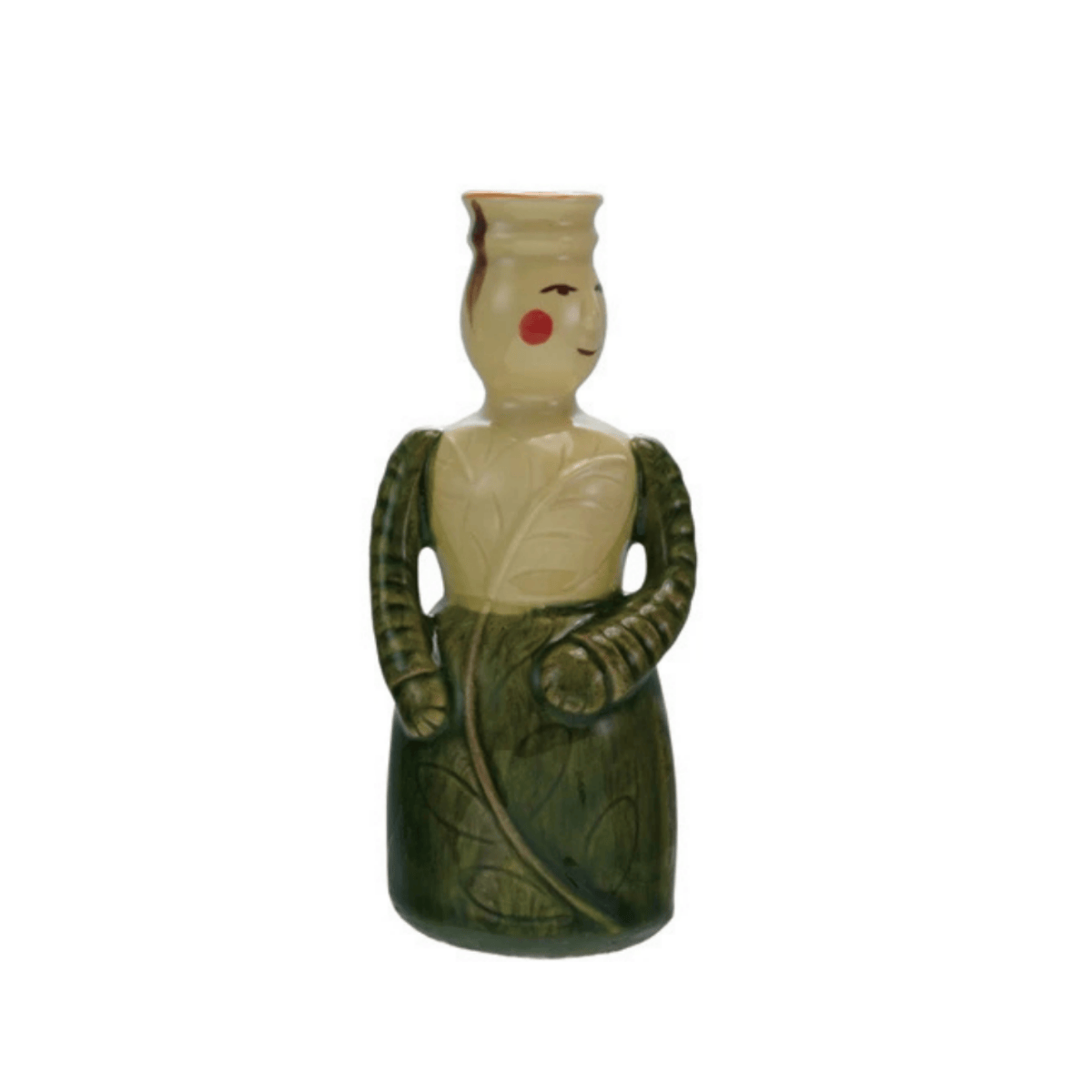 Stoneware Woman Shaped Taper Holder