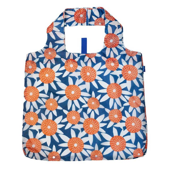 Straw Sunflower Red Blu Bag Reusable Shopper Tote