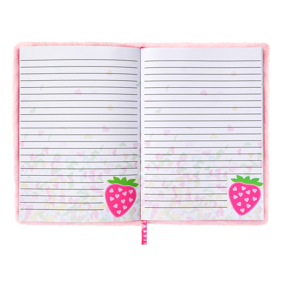 iScream iScream Strawberry Love Furry Journal - Little Miss Muffin Children & Home