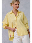 Stripe Button Down Shirt with Nautical Twill Tape