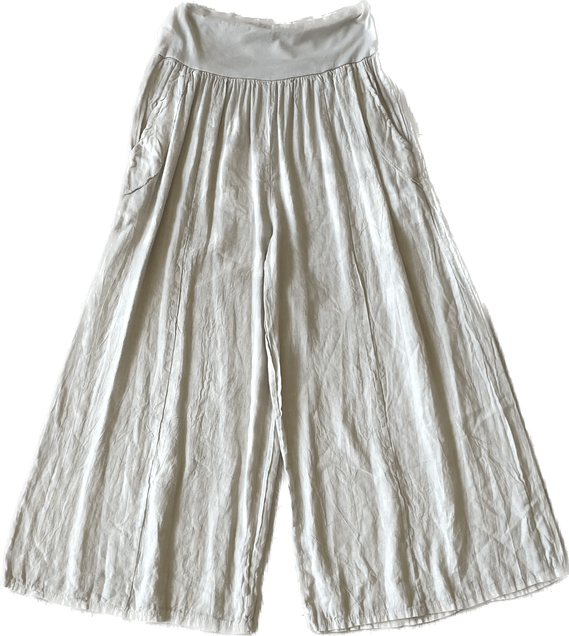 Oro Bonito Oro Bonito Linen Wide Leg Pants - Little Miss Muffin Children & Home
