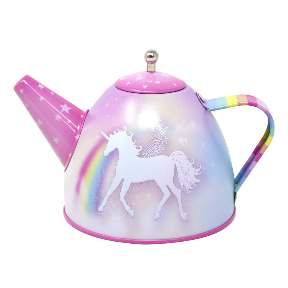 Pink Poppy Pink Poppy Unicorn Dreamer 15 Piece Tin Tea Set in Carry Case - Little Miss Muffin Children & Home