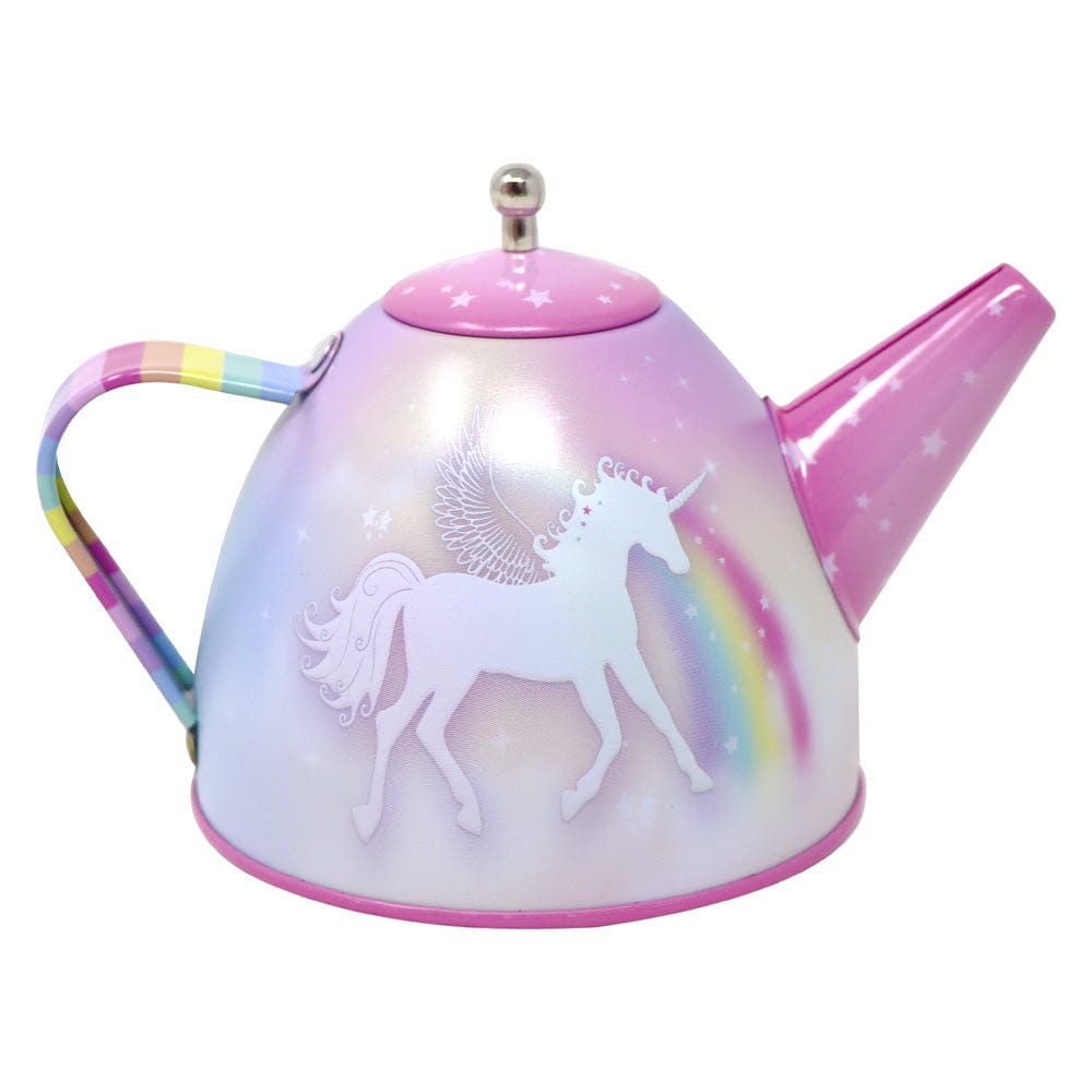 Pink Poppy Pink Poppy Unicorn Dreamer 15 Piece Tin Tea Set in Carry Case - Little Miss Muffin Children & Home