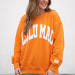 Women's Lulu Mac Tennessee Orange/White Puff Sweatshirt