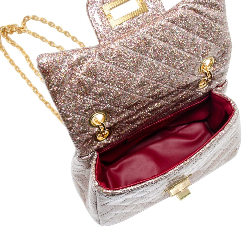 Zomi Gems Zomi Gems Classic Quilted Sparkle Mini Purse in Rainbow - Little Miss Muffin Children & Home