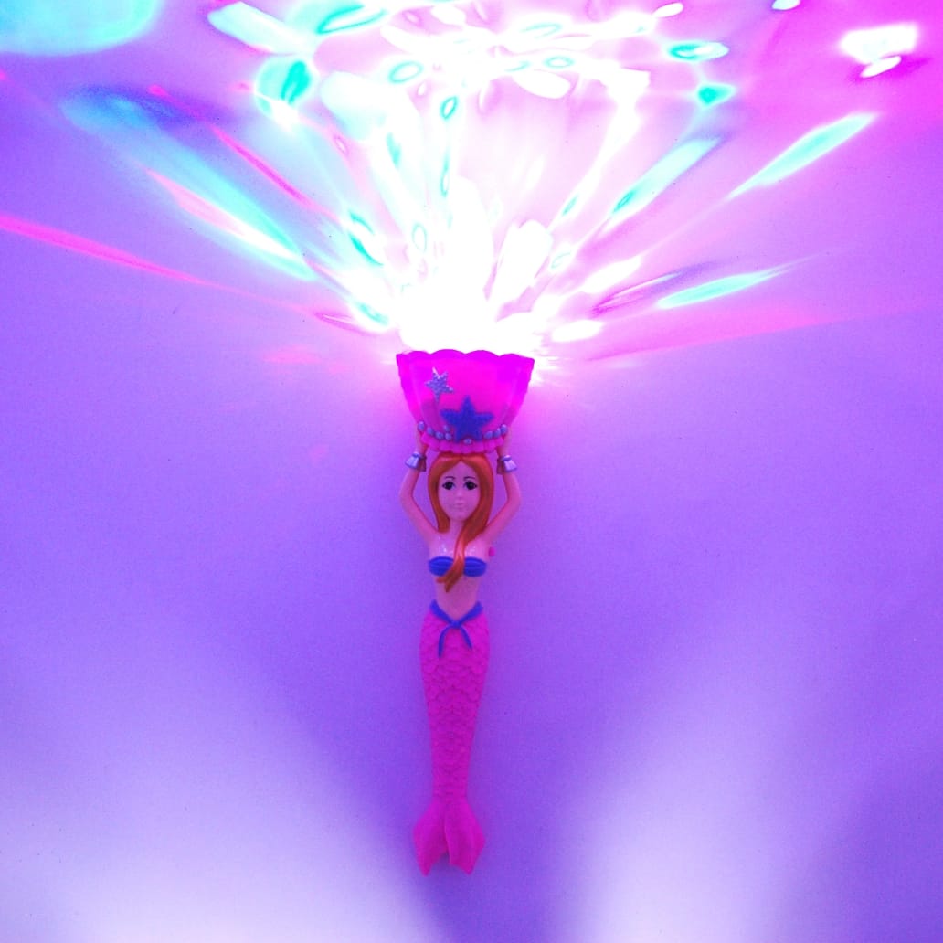 Pink Poppy Mermaid Light Up Wand