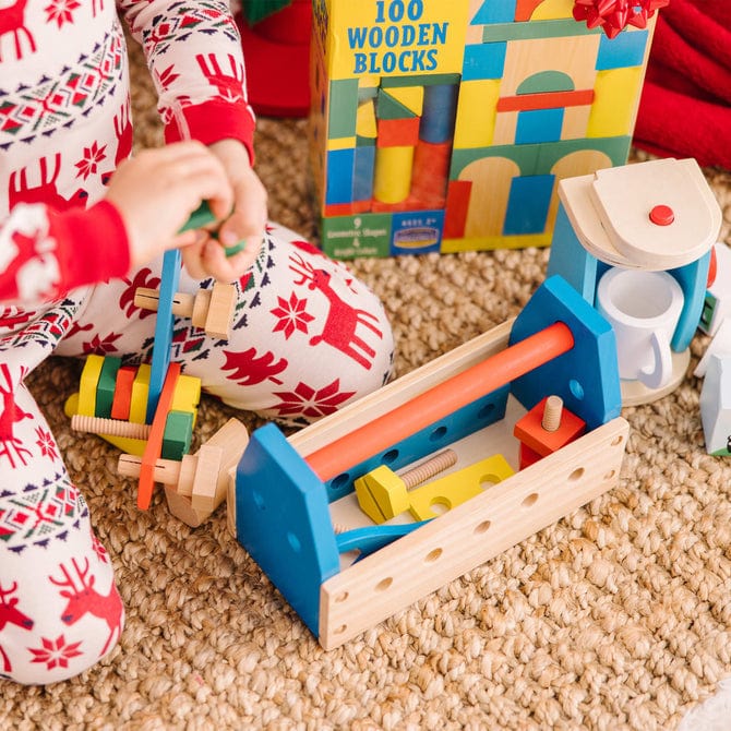 Melissa & Doug Melissa & Doug Take-Along Tool Kit Wooden Toy - Little Miss Muffin Children & Home