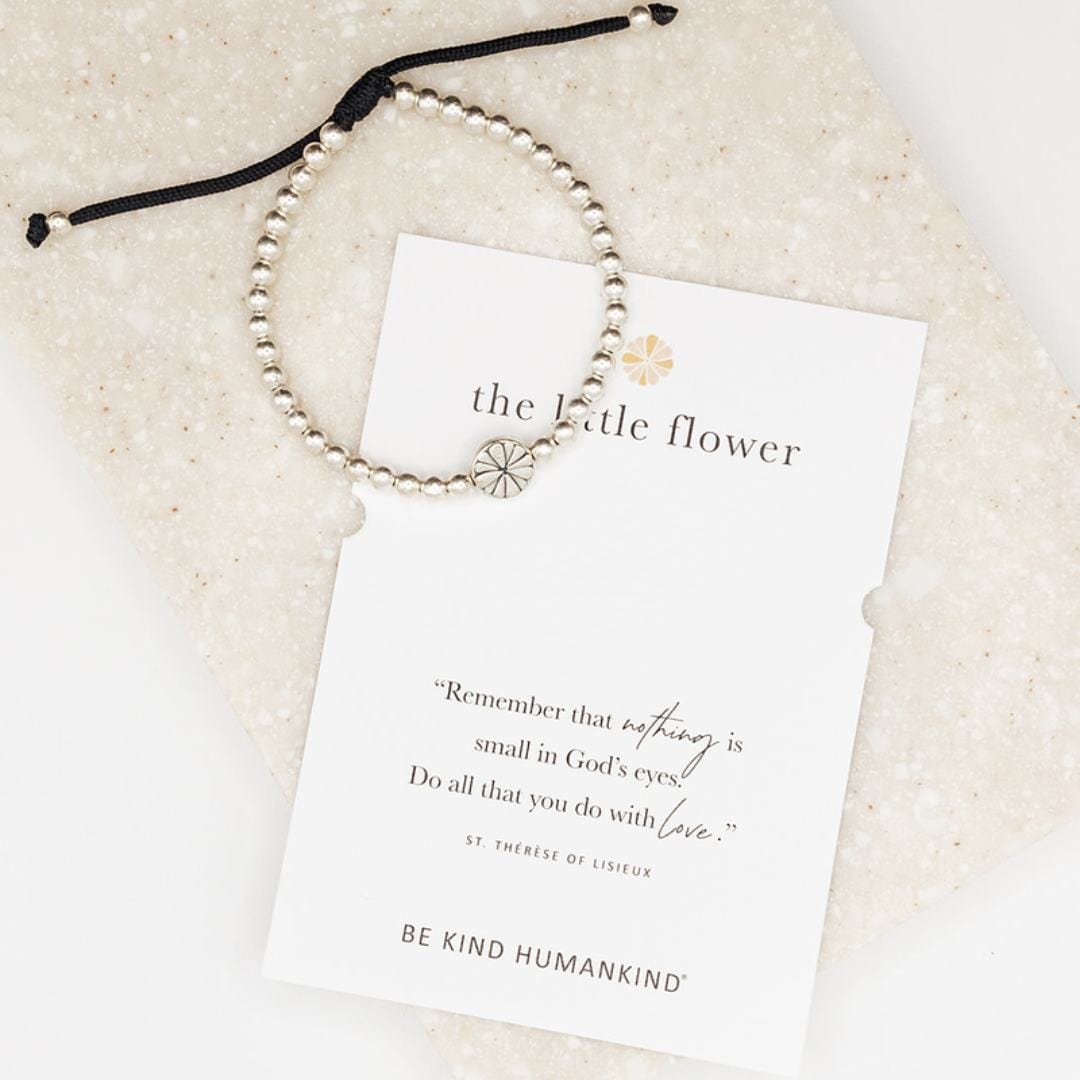 My Saint My Hero Little Flower Bracelet - Little Miss Muffin Children & Home