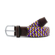 The Nola Tri-Color Woven Stretch Belt