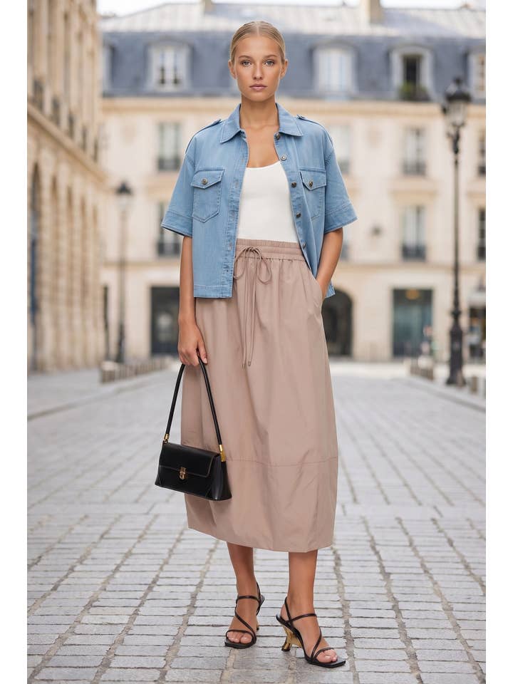 Tulip Midi Skirt,