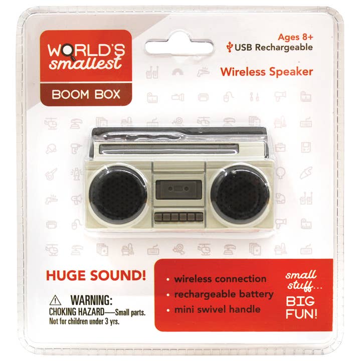 USB Rechargeable World's Smallest Boom Box