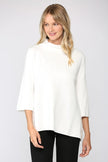 Mock Neck Pull Over Bell Sleeve Sweater, 4 Colors Available