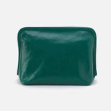 Hobo Beauty Large Cosmetic Pouch in Polished Leather