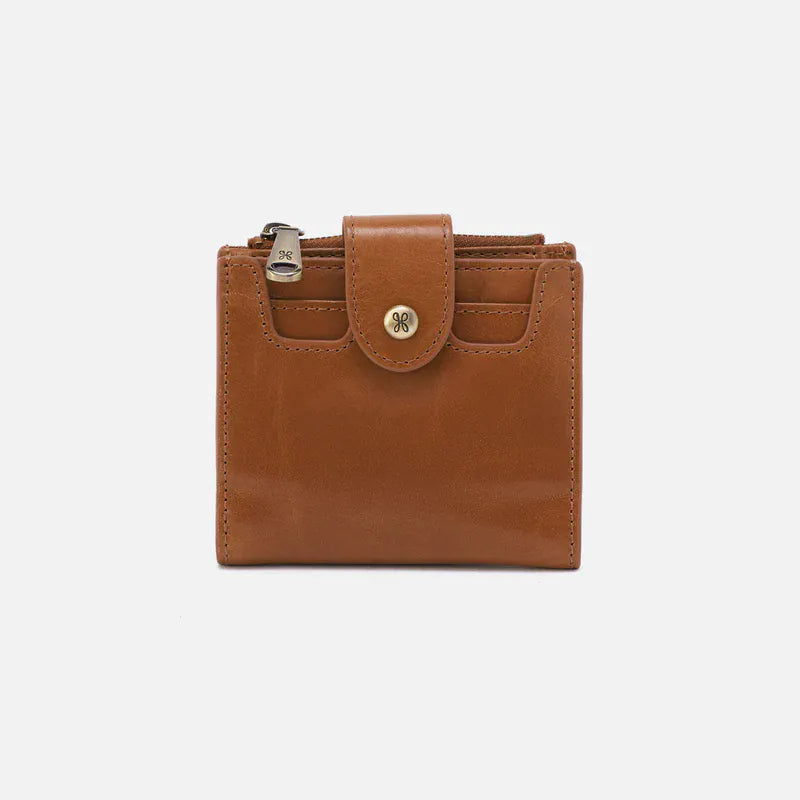 Dunn Mini Wallet In Polished Leather