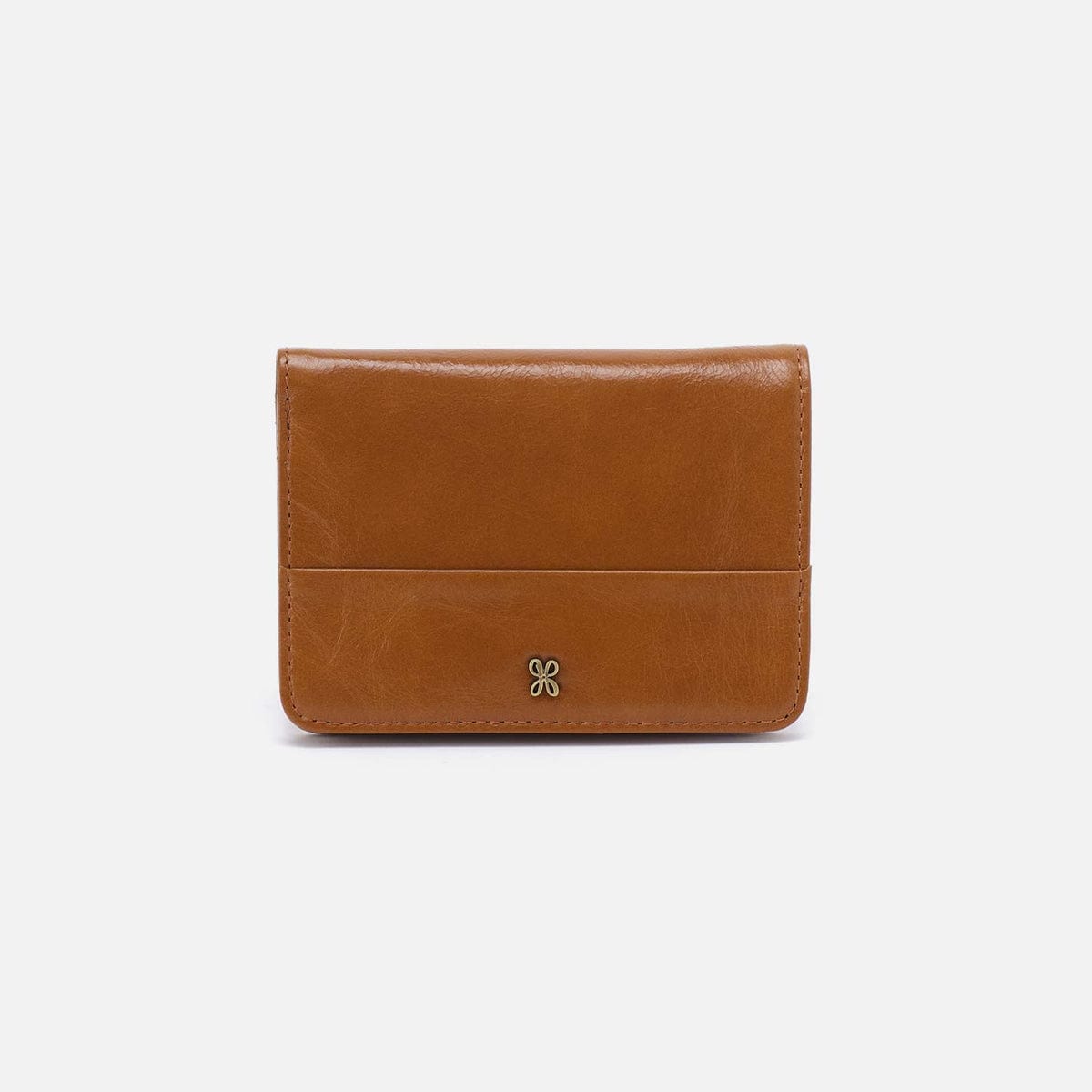 Hobo Jill Bifold Wallet in Polished Leather - Truffle - Little Miss Muffin Children & Home