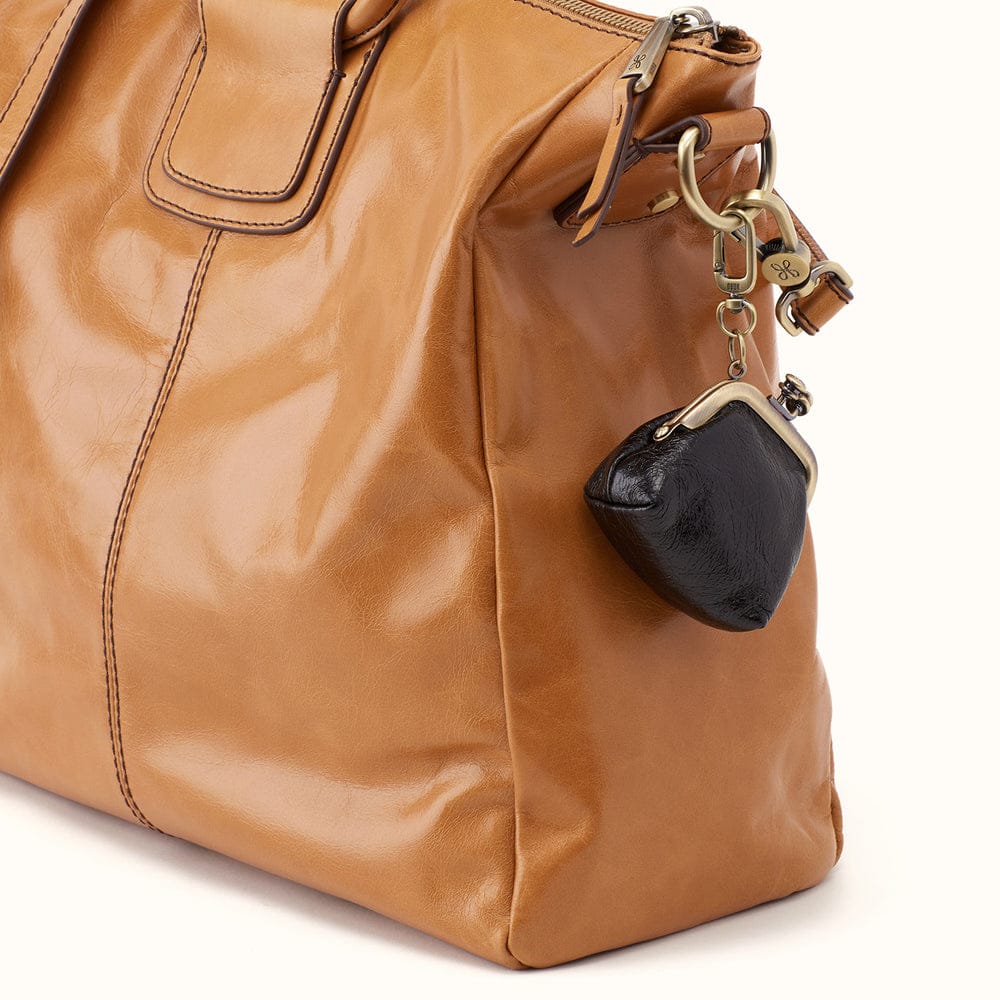 Run Frame Pouch Polished Leather - Black