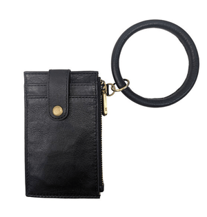 Hobo Hobo Ring Credit Card Wristlet in Polished Leather - Little Miss Muffin Children & Home