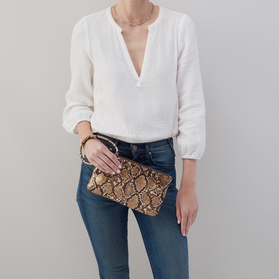 Hobo Hobo Sable Wristlet In Polished Leather - Little Miss Muffin Children & Home