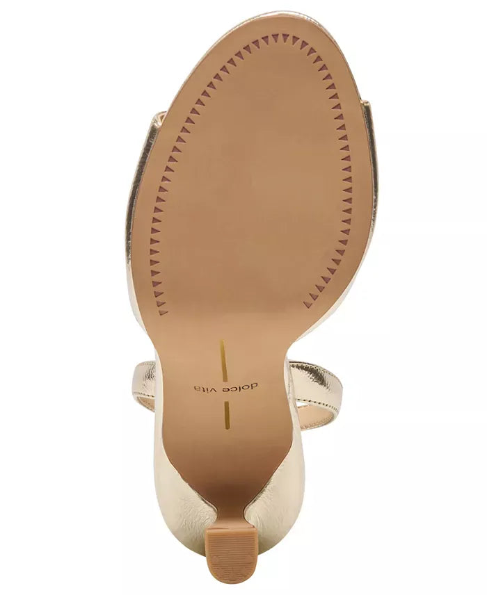 Women's Raily Slingback Round Toe Sandals Platinum Crinkle Patent