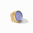 Verona Statement Ring with Iridescent Tanzanite Blue