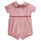 Bailey Boys Holly with Red Cord Short Dressy Bubble