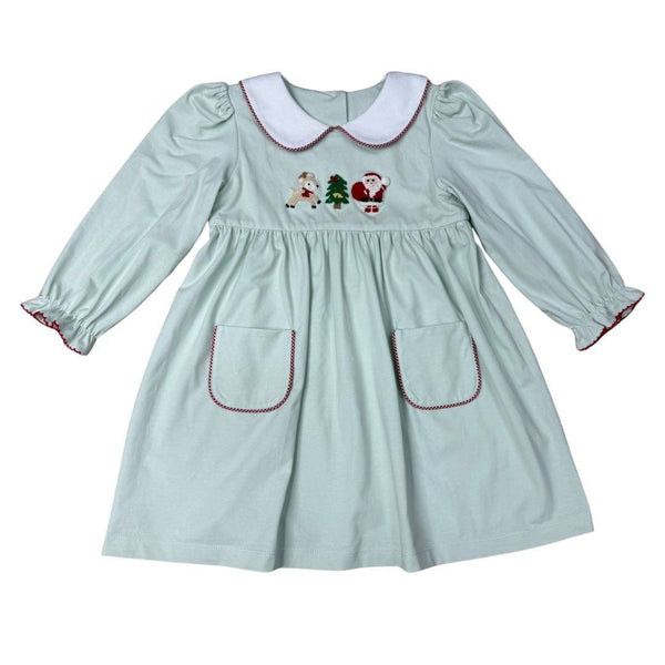 Christmas Crew Collared Dress Christmas Crew / 3T