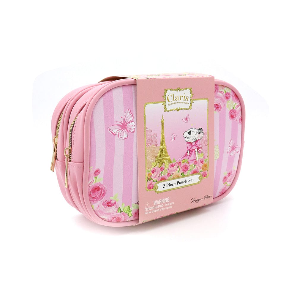 Pink Poppy Claris the Chicest Mouse in Paris Cosmetic Pouch